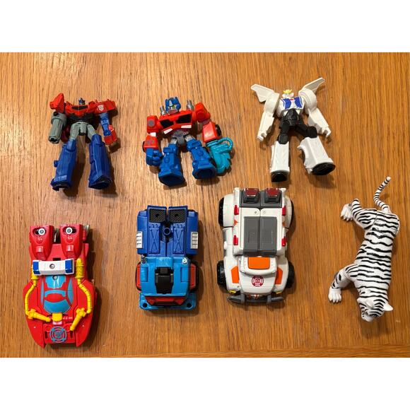 Playskool Hero’s Transformers Rescue Beast Bots Mixed Lot Of 7 - Picture 2 of 8